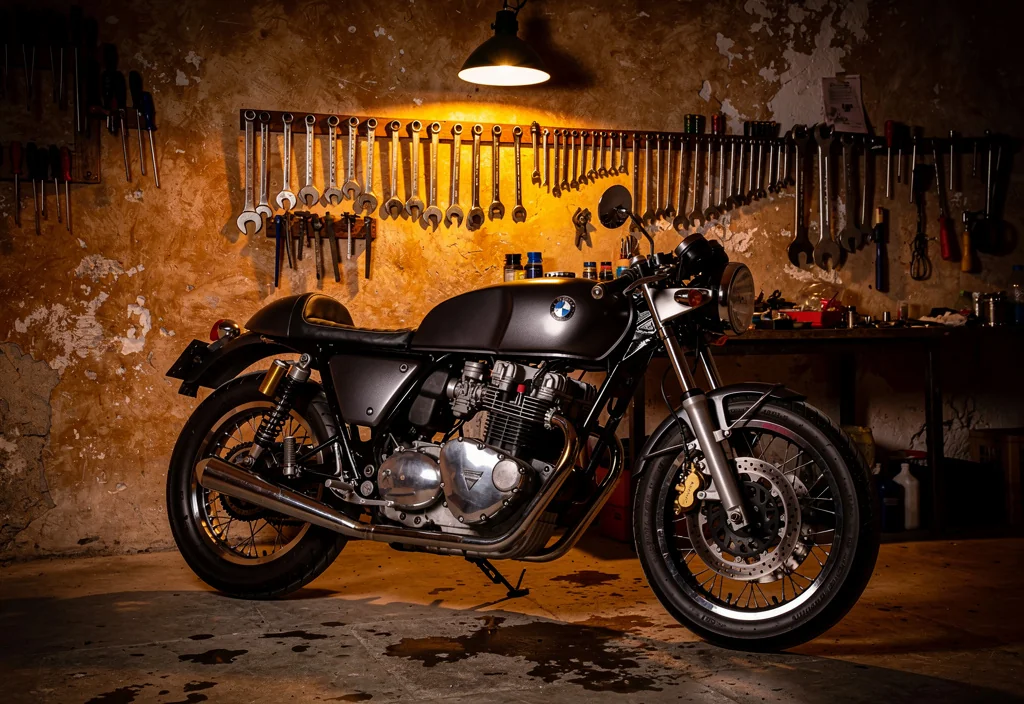 Le dernier atelier de café racer de Marseille